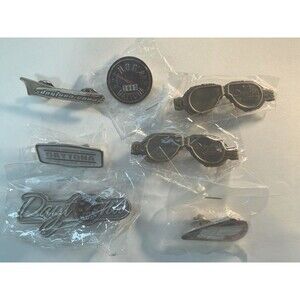 Harley Davidson Motorcycles Daytona Bike Week Lot of 7 pins 2002,03,04,06,10 New